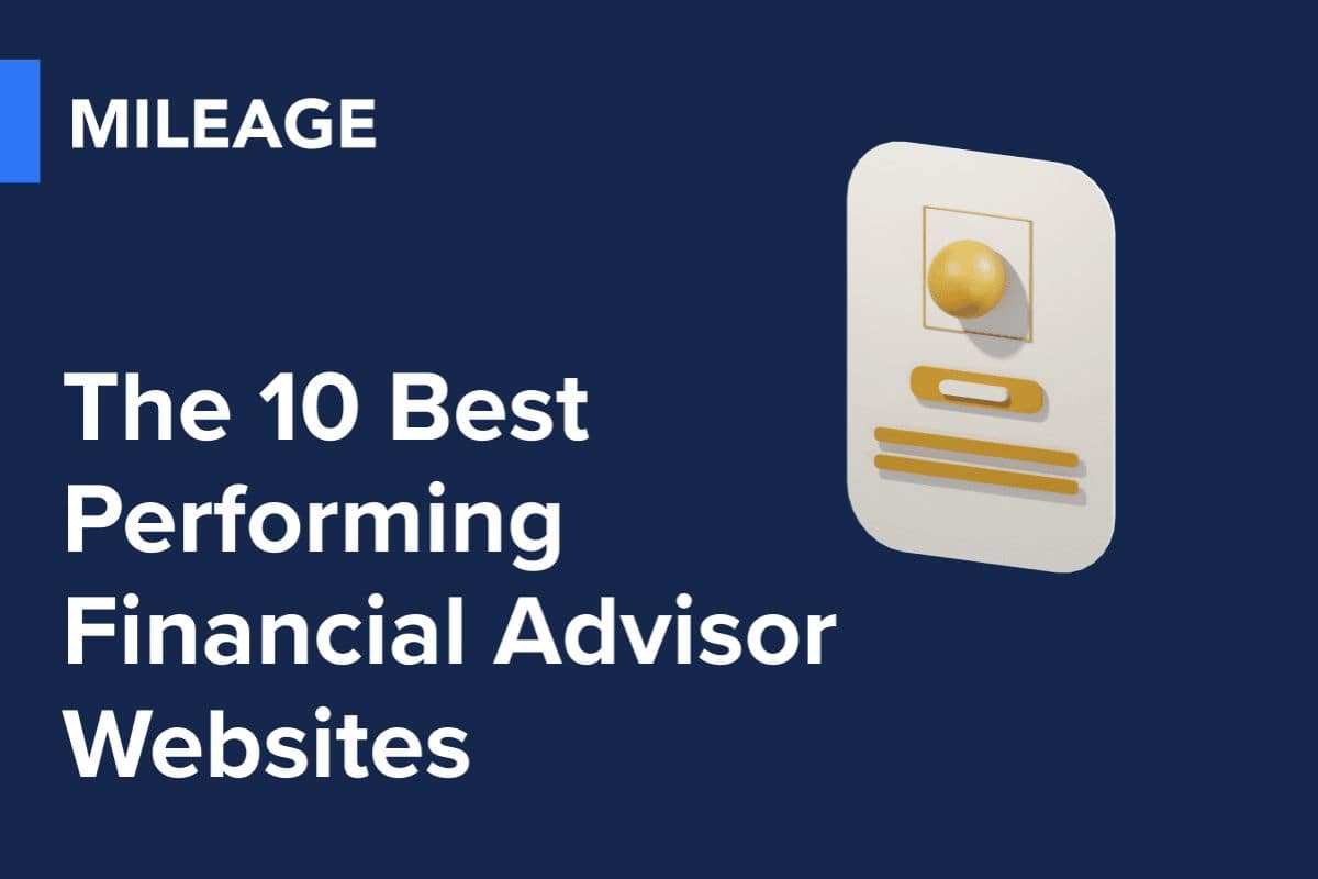 The 10 Best Performing Financial Advisor Websites graphic